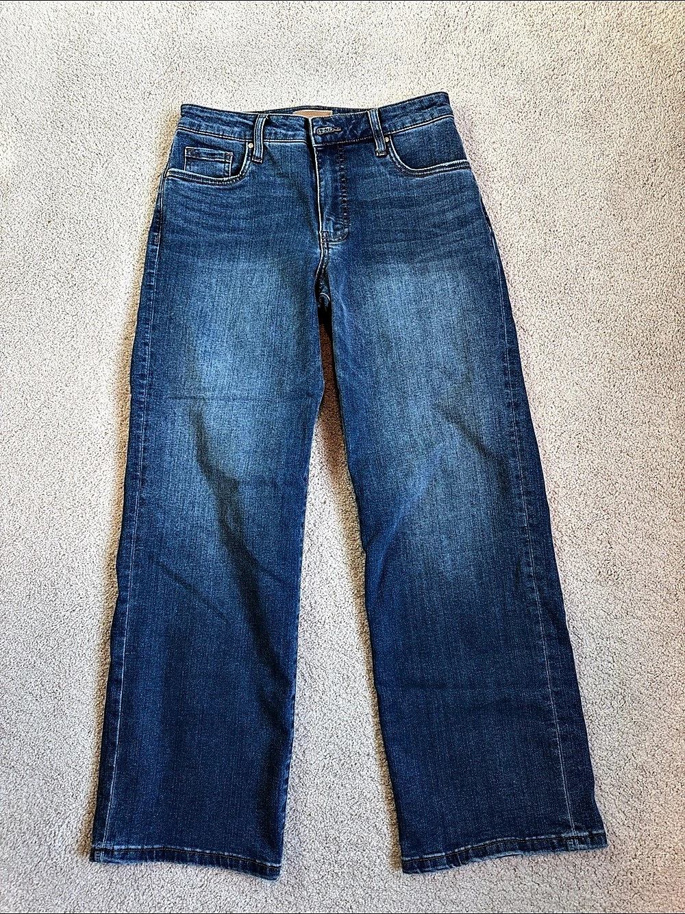 KUT from the Kloth Charlotte Fab Ab Wide Leg Jeans Blue Size 2